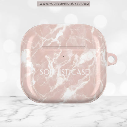AirPod Cases - Marble Crush in Neutral Beige