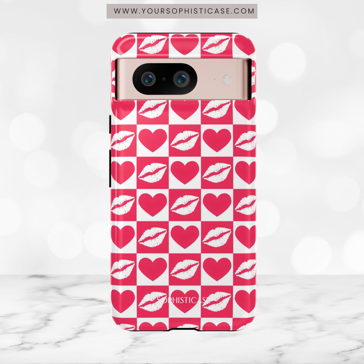 Belle Amie in Hot Pink - iPhone Case, Samsung Galaxy Case, Google Pixel Case
