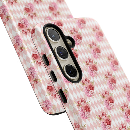 Rose Diamond Romance in Juliette - Tough Phone Case