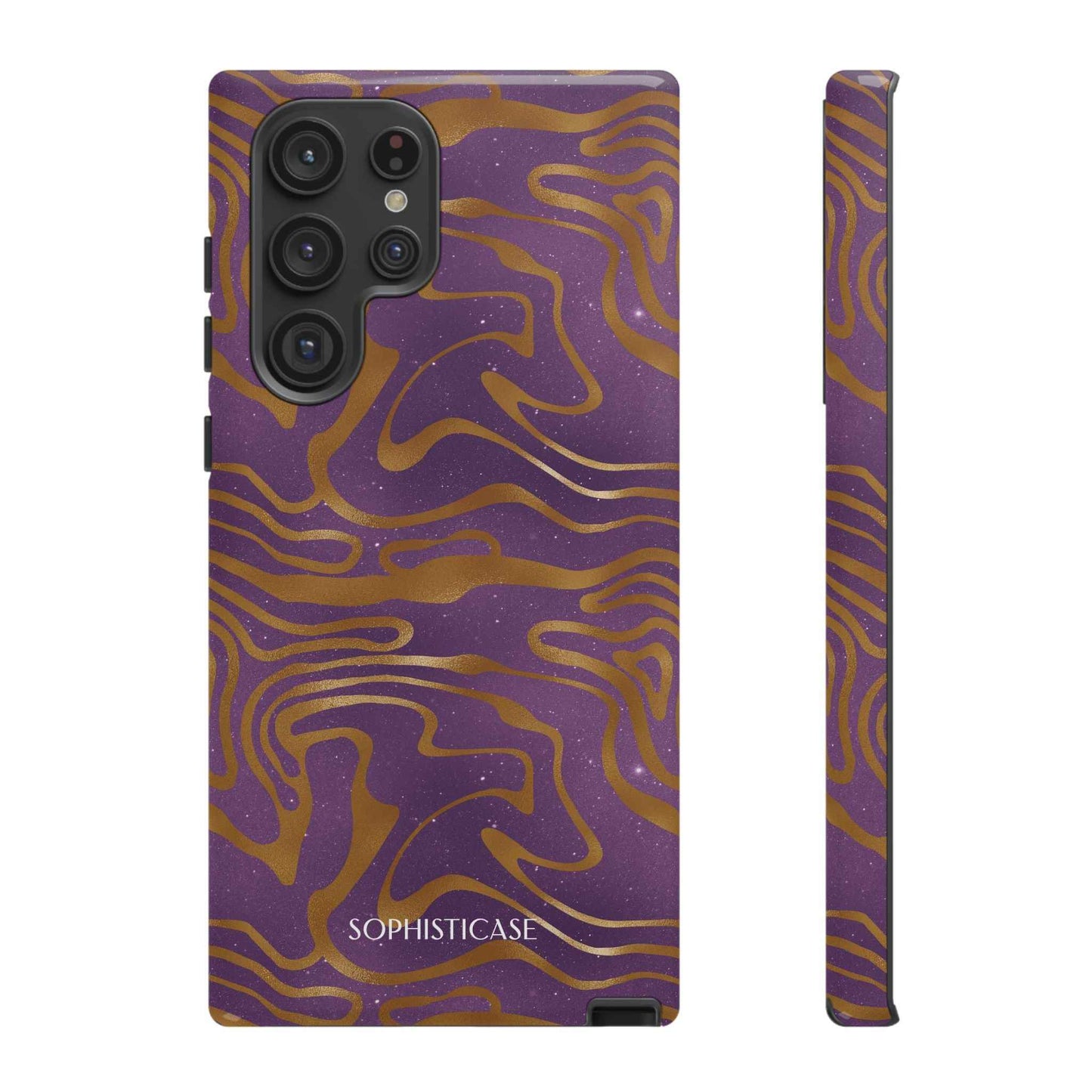 Cosmic Zebra in Purple - iPhone Case, Samsung Galaxy Case, Google Pixel Case