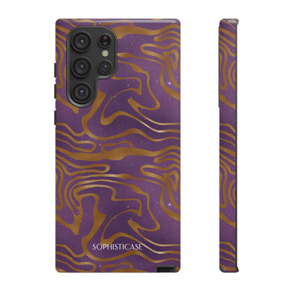 Cosmic Zebra in Purple - iPhone Case, Samsung Galaxy Case, Google Pixel Case