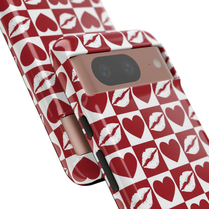 Belle Amie in Red - iPhone Case, Samsung Galaxy Case, Google Pixel Case