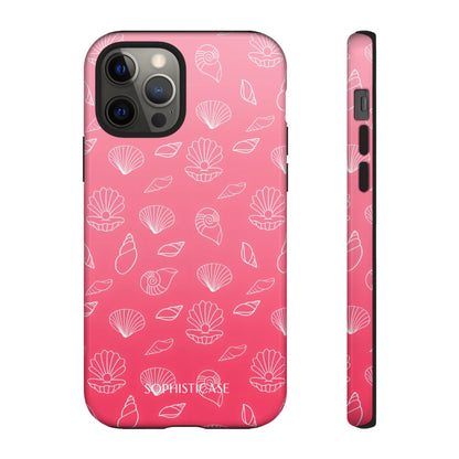 Seashell Society in Sunset Pink - iPhone Case
