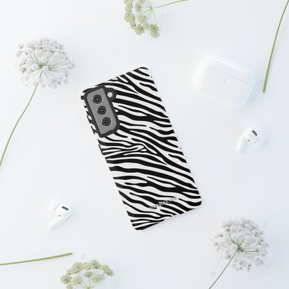 Dark Thoughts in Urban Zebra - Tough Phone Case
