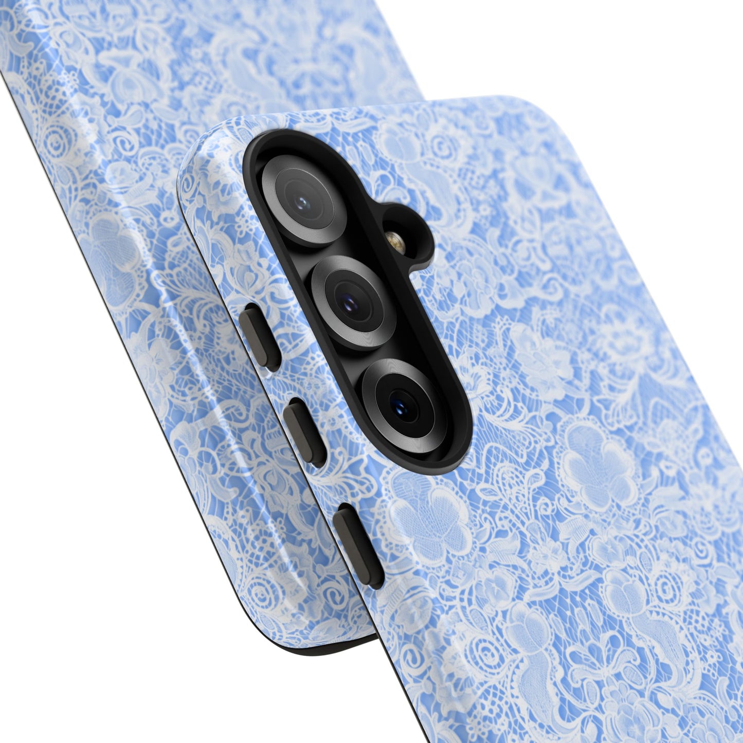 Luxe Lace in Blue - iPhone Case, Samsung Galaxy Case, Google Pixel Case