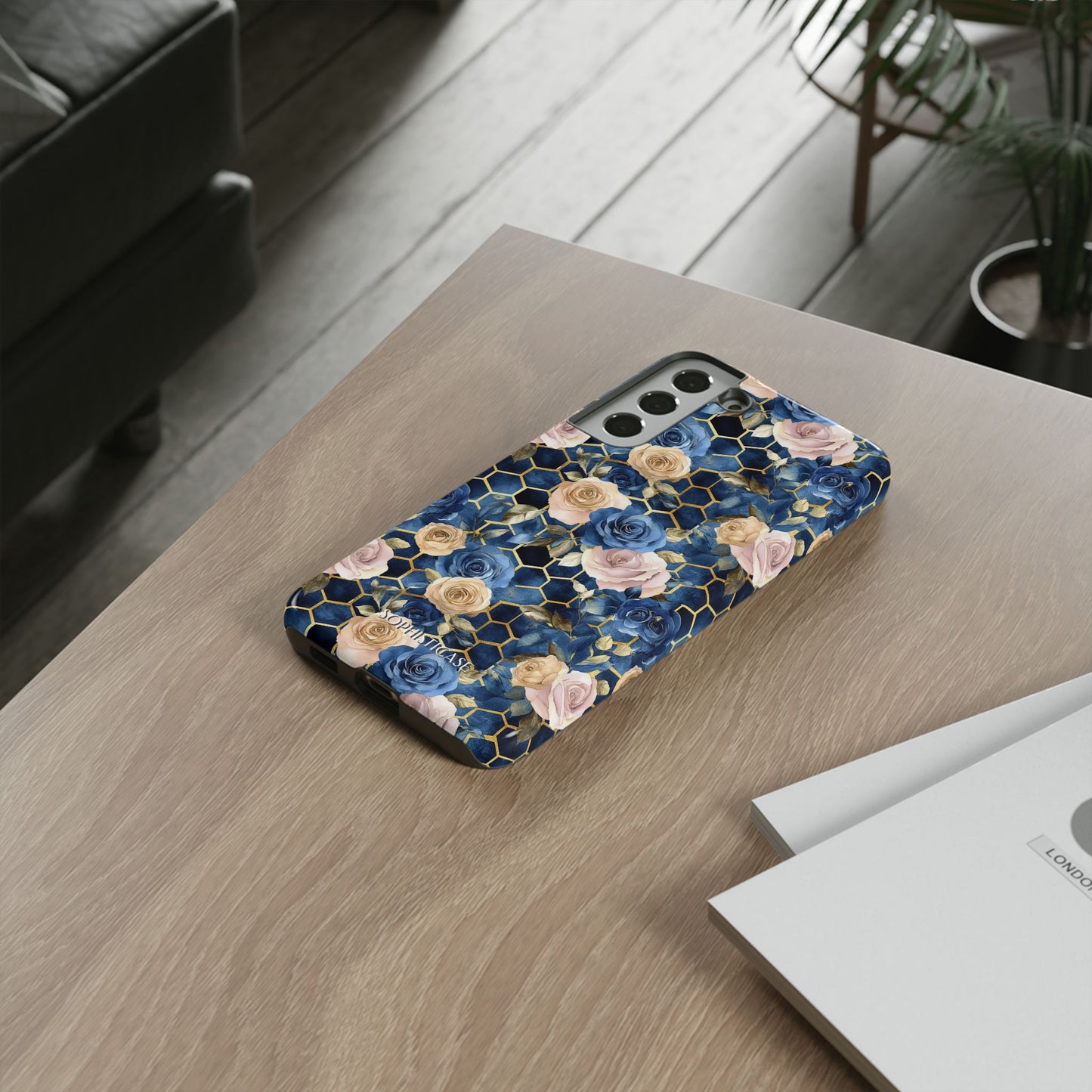 Royal Floral in Midnight Rose - Tough Phone Case