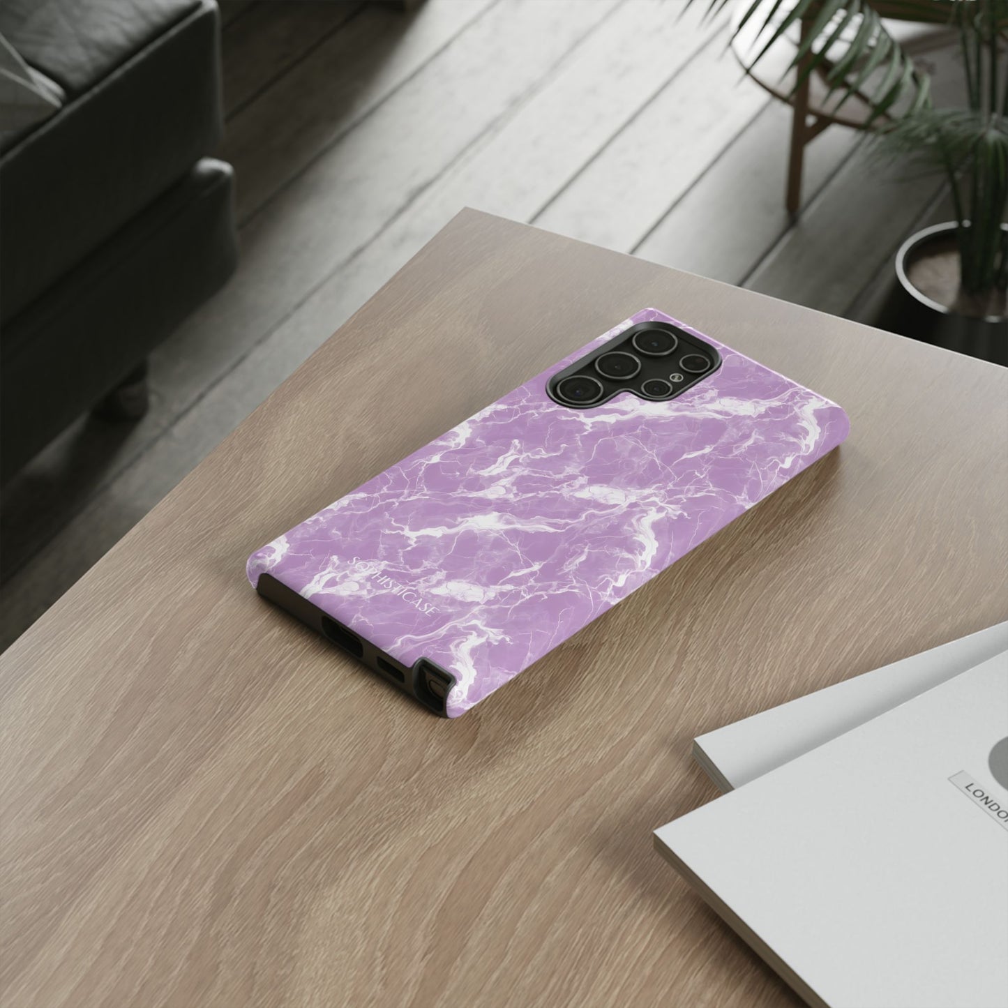 Marble Crush in Purple - Tough Phone Case