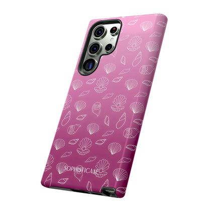 Seashell Society in Purple - iPhone Case, Samsung Galaxy Case, Google Pixel Case
