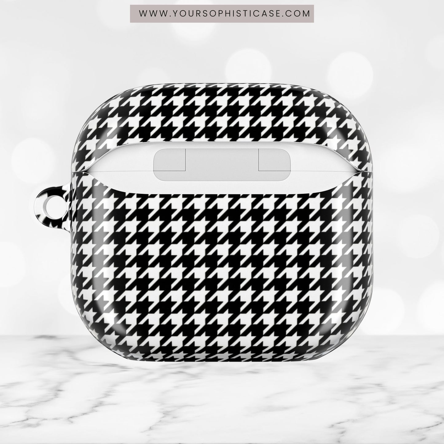 AirPod Cases - Houndstooth in Black
