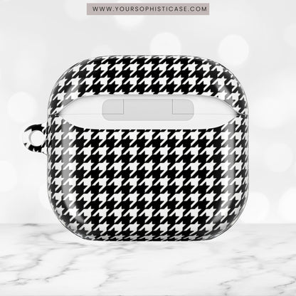 AirPod Cases - Houndstooth in Black