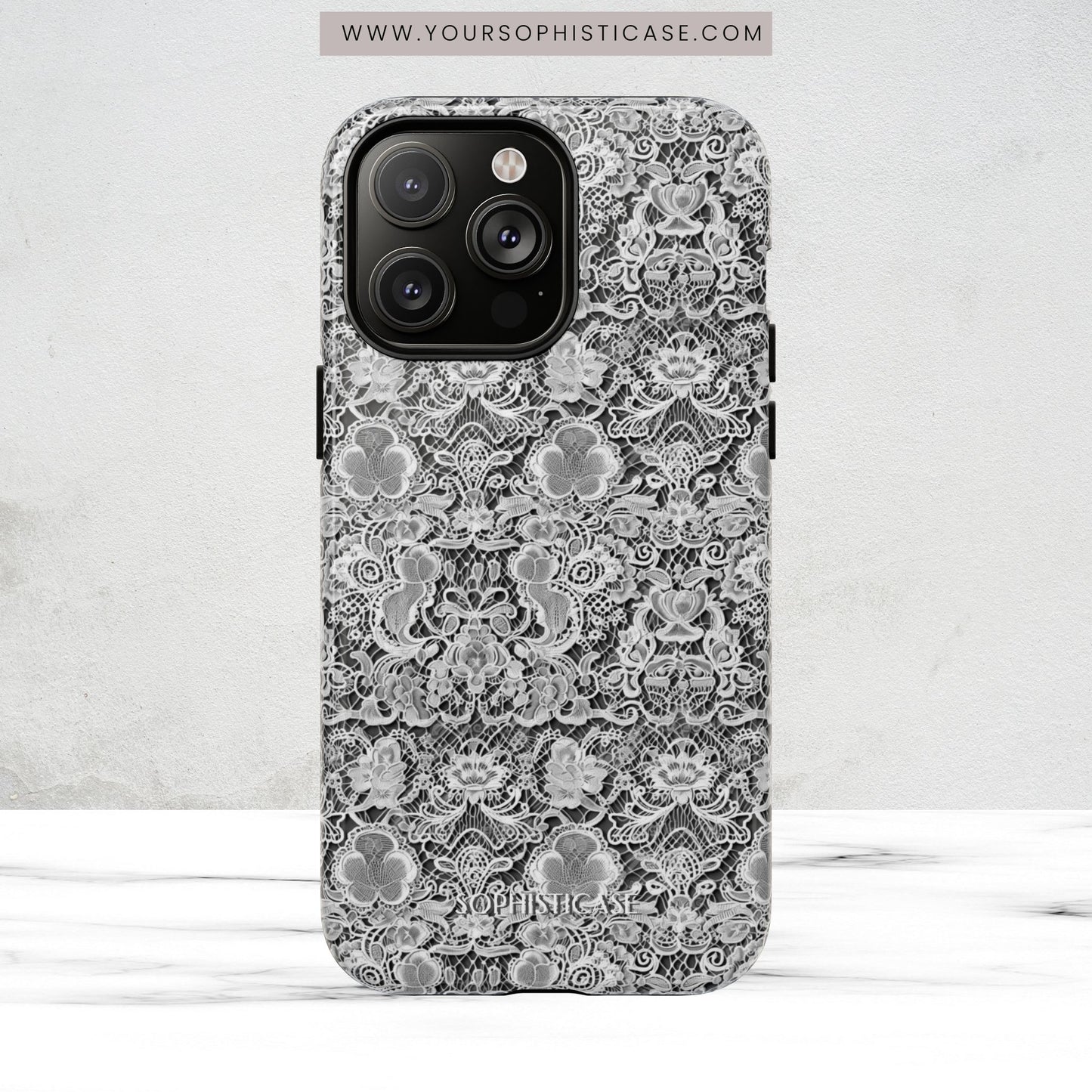 Luxe Lace in Black - Magsafe Case