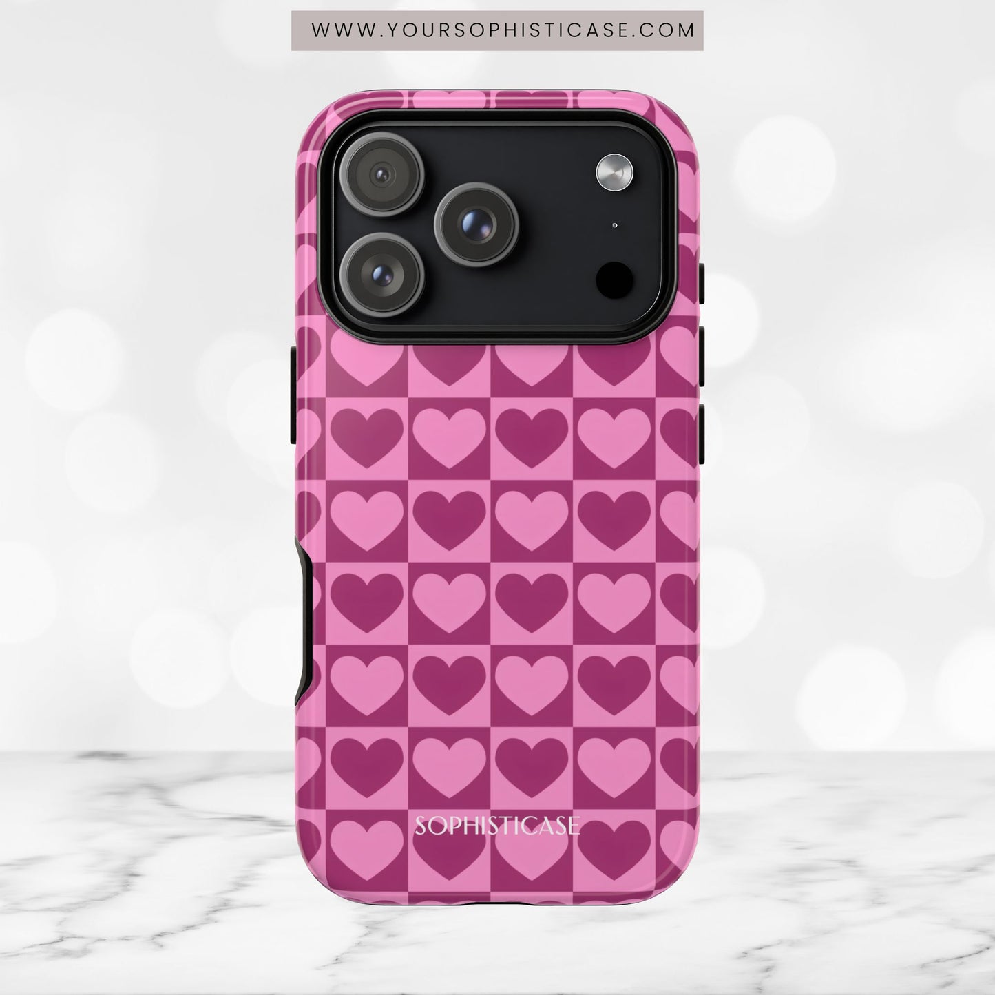 Tough Love in Purple - Tough Phone Case