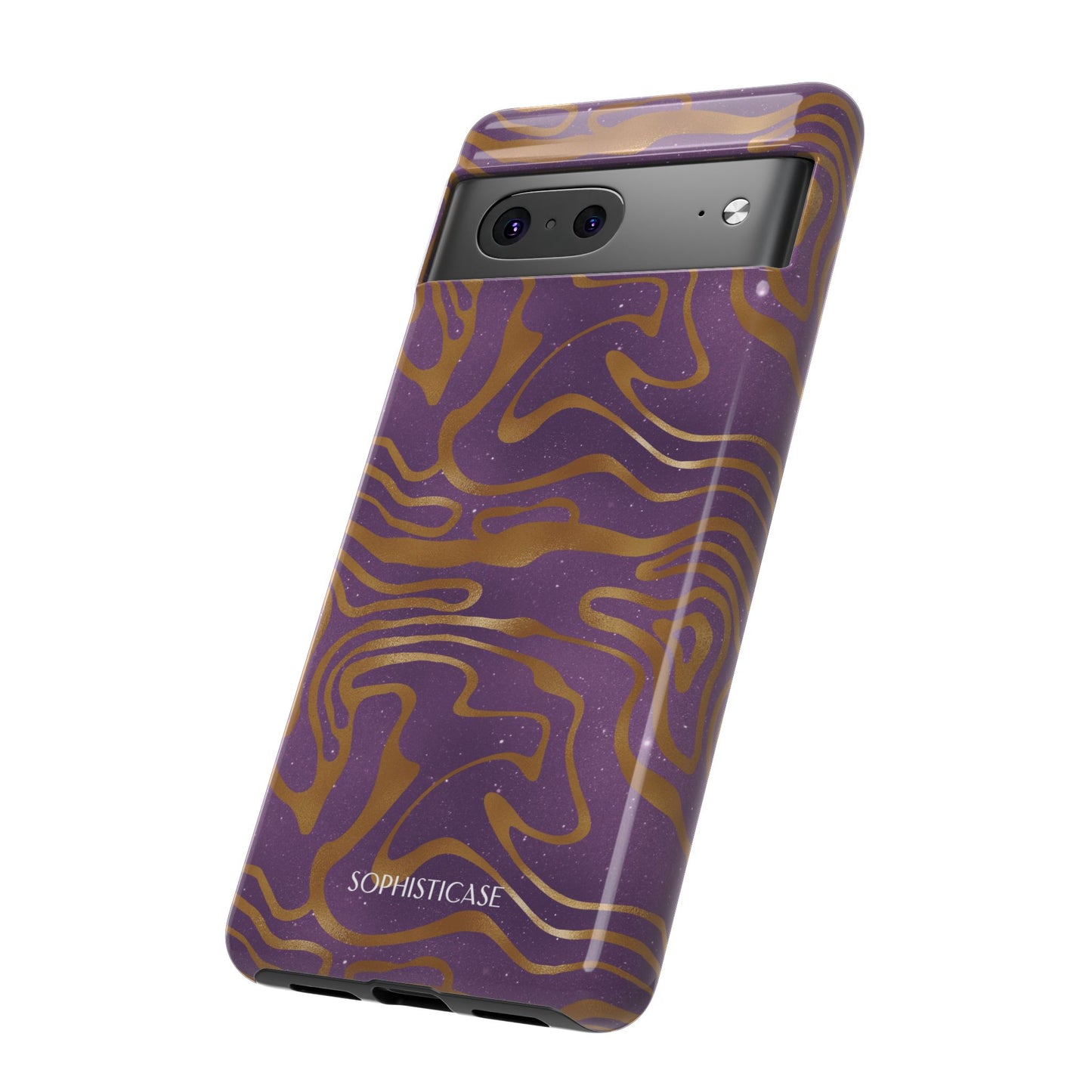 Cosmic Gold in Purple - iPhone Case, Samsung Galaxy Case, Google Pixel Case
