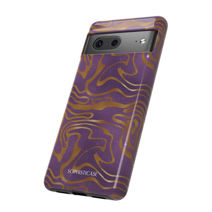 Cosmic Gold in Purple - iPhone Case, Samsung Galaxy Case, Google Pixel Case