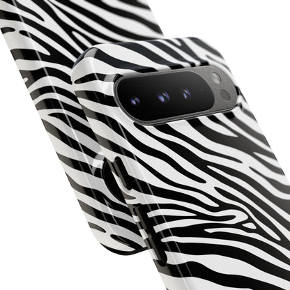 Dark Thoughts in Urban Zebra - Tough Phone Case