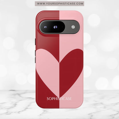 Be Mine in Red and Pink - iPhone Case, Samsung Galaxy Case, Google Pixel Case