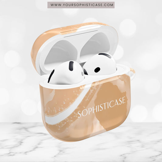 AirPod Cases - Serenity in Neutral Brown