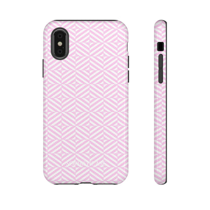 Illusions in Pink - Dual Layer Shockproof Phone Case for iPhone, Google Pixel and Samsung Galaxy