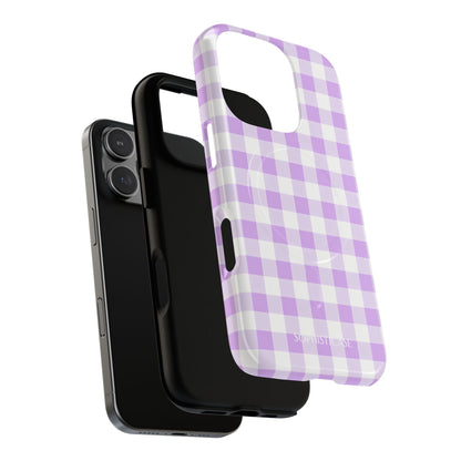Gingham in Purple - Magsafe Case