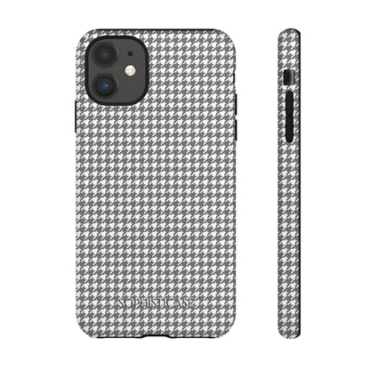 Tough Case - Houndstooth in Grey