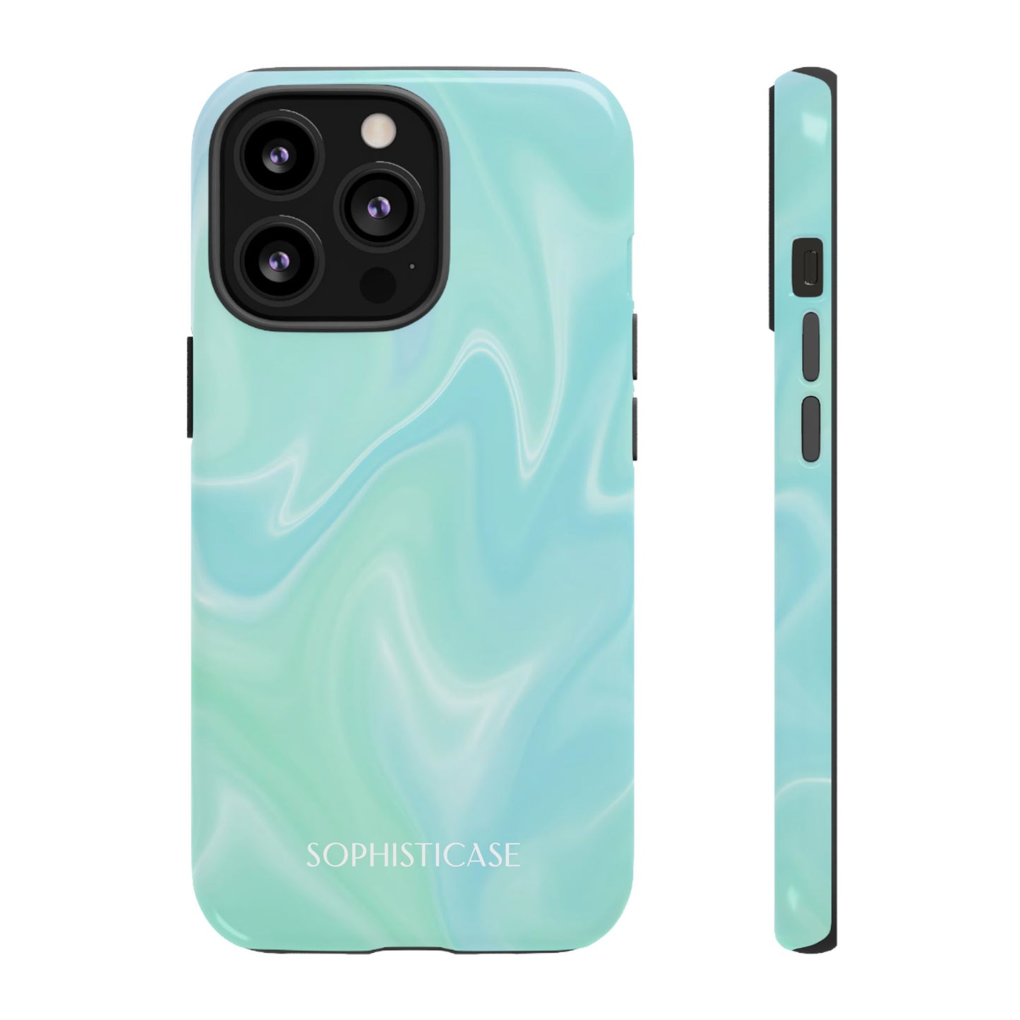 Liquid Magic in Green Haze - Drop Proof Phone Case for iPhone