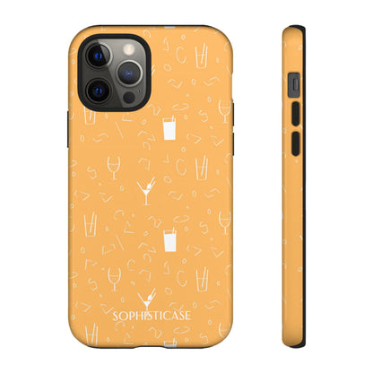 Cocktail Hour in Yellow - Tough Phone Case for iPhone