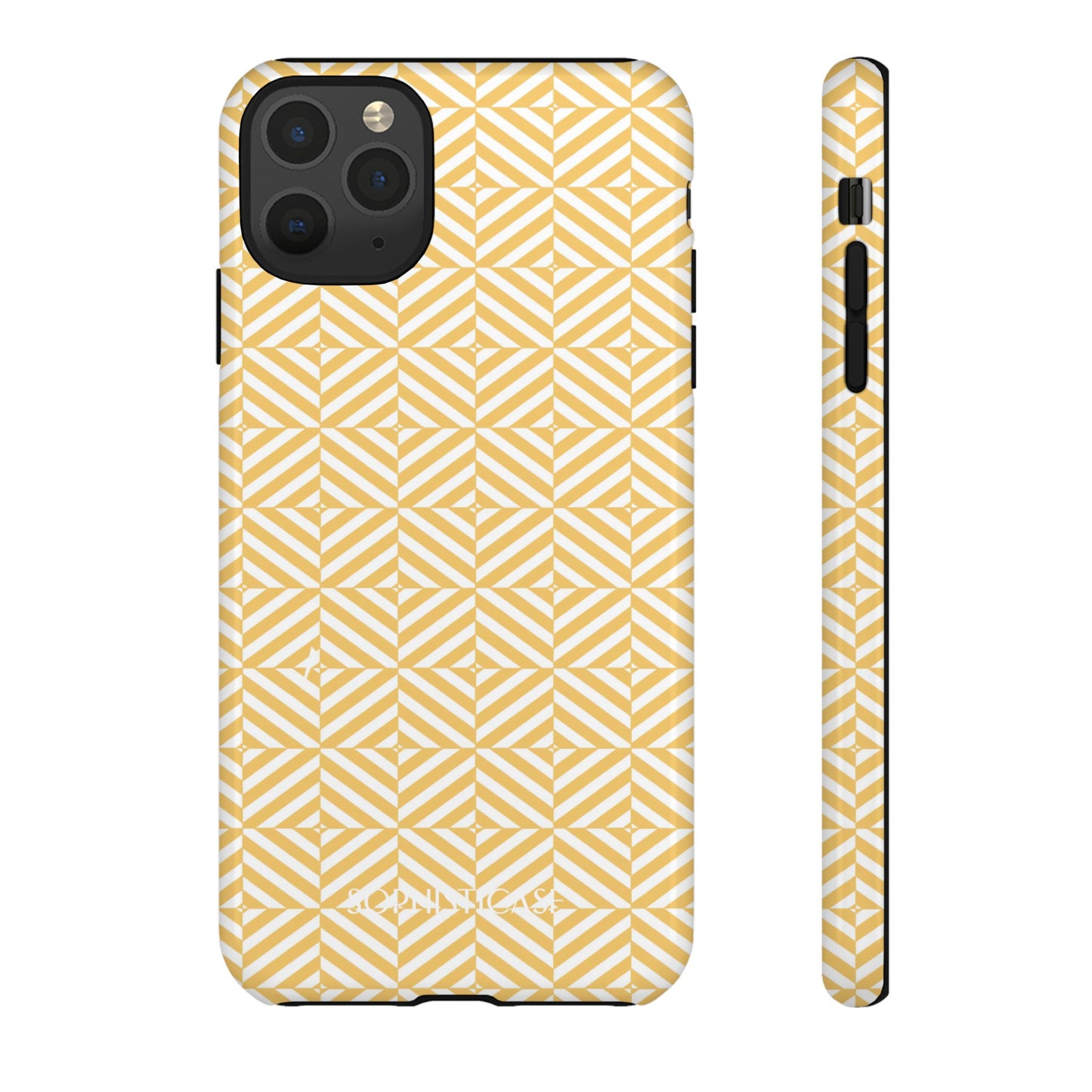 Illusions in Yellow - Tough Phone Case for iPhone
