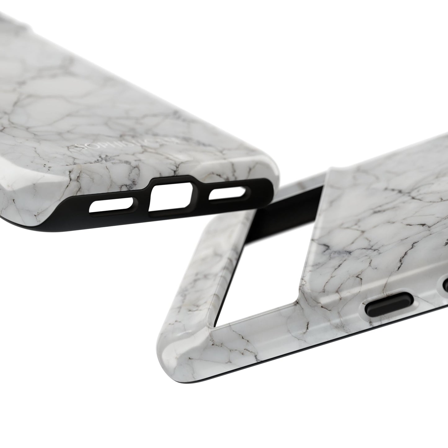 Marble Opulence in White - iPhone Case, Samsung Galaxy Case, Google Pixel Case