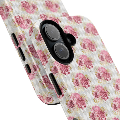 Rose Diamond Romance in Colette - Magsafe Phone Case