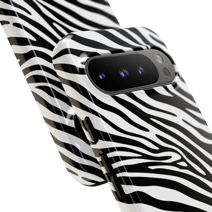 Dark Thoughts in Urban Zebra - Tough Phone Case