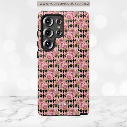 Rose Diamond Romance in Isolde - Tough Phone Case