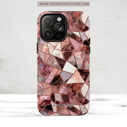Rose' Runway in Merlot Mosaic - Magsafe Case