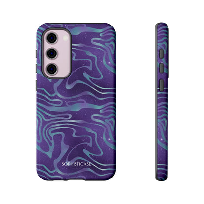 Cosmic Gold in Blue & Purple - iPhone Case, Samsung Galaxy Case, Google Pixel Case