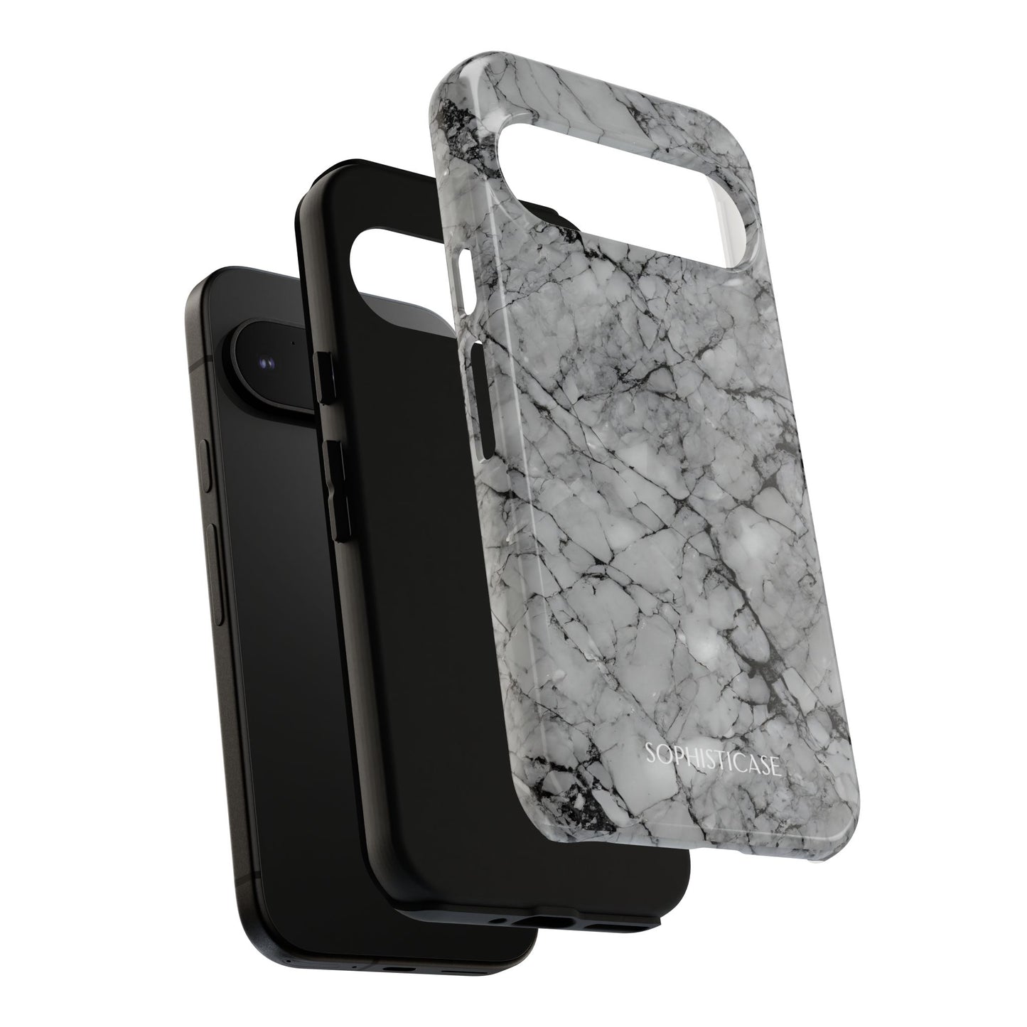 Marble Opulence in Grey - iPhone Case, Samsung Galaxy Case, Google Pixel Case