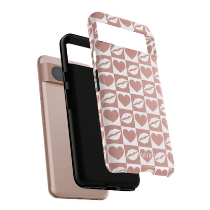 Belle Amie in Neutral Brown - Galentines Release - Drop Proof Protective Phone Case for iPhone, Samsung Galaxy and Google Pixel