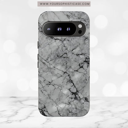 Marble Opulence in Grey - iPhone Case, Samsung Galaxy Case, Google Pixel Case