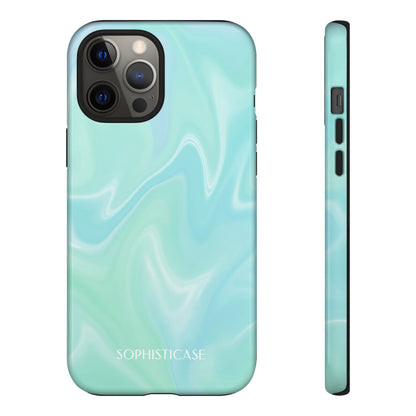 Liquid Magic in Green Haze - Drop Proof Phone Case for iPhone