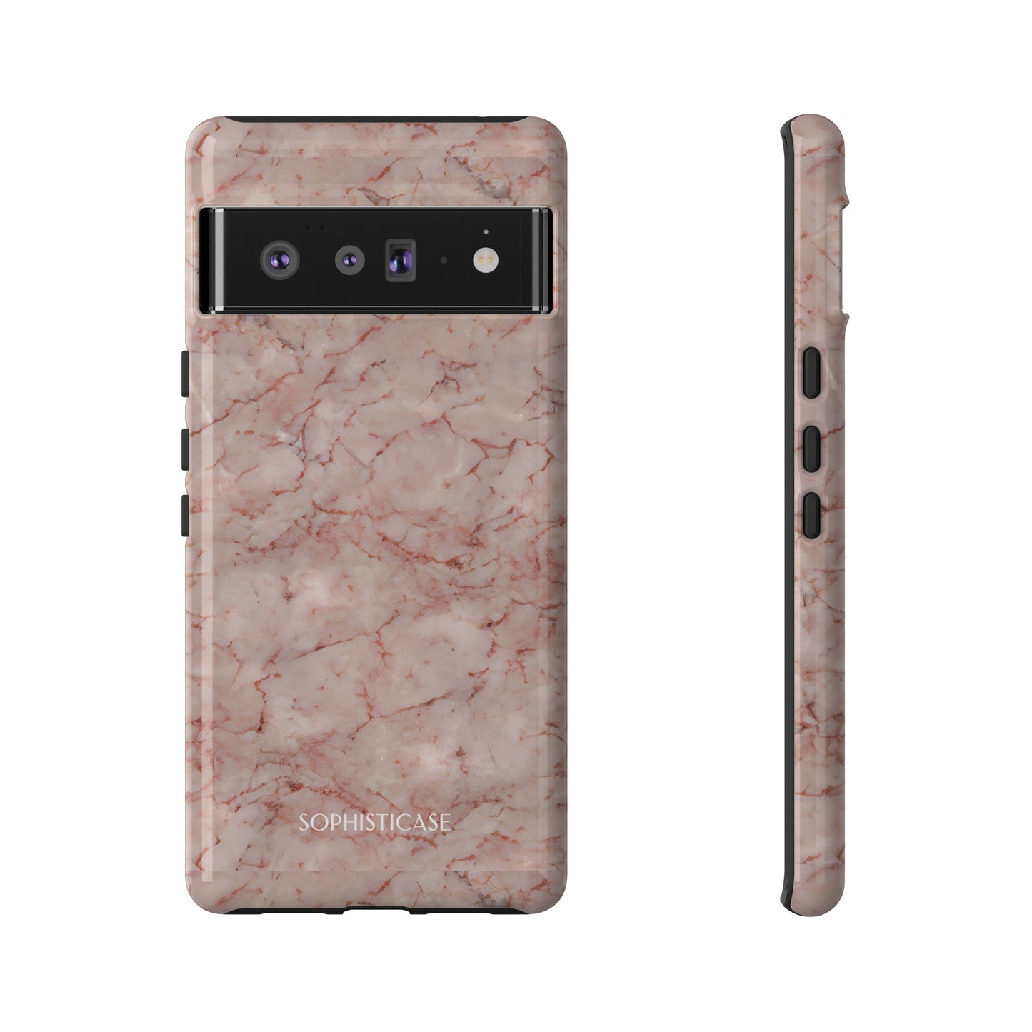 Marble Opulence in Pink - iPhone Case, Samsung Galaxy Case, Google Pixel Case