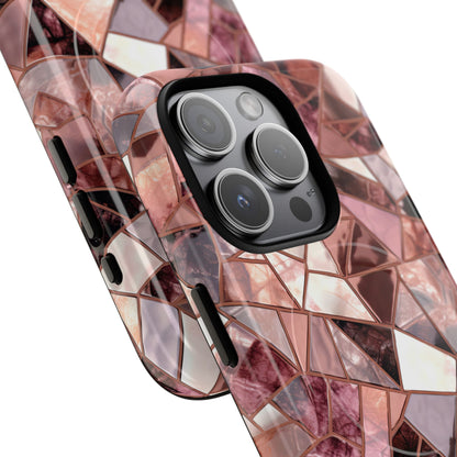 Rose' Runway in Merlot Mosaic - Magsafe Case