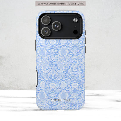 Luxe Lace in Blue - Magsafe Case
