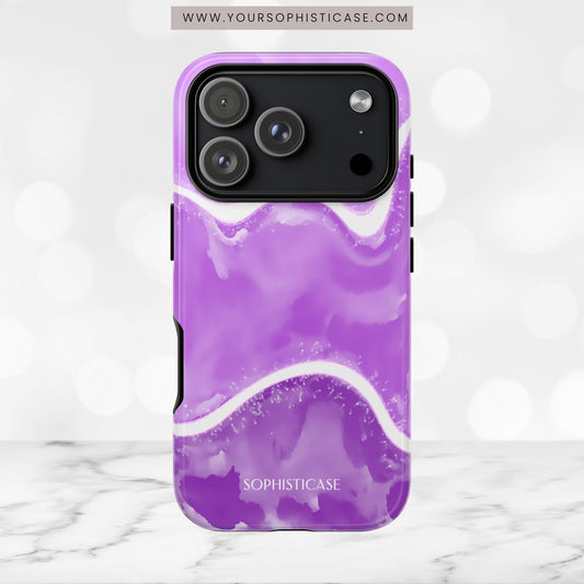 Serenity in Deep Purple - iPhone Case