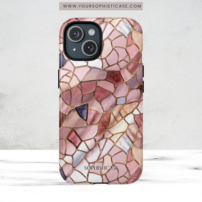 Rose' Runway in Pink Mosaic - Magsafe Case