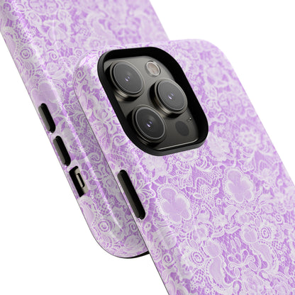 Luxe Lace in Purple - Magsafe Case