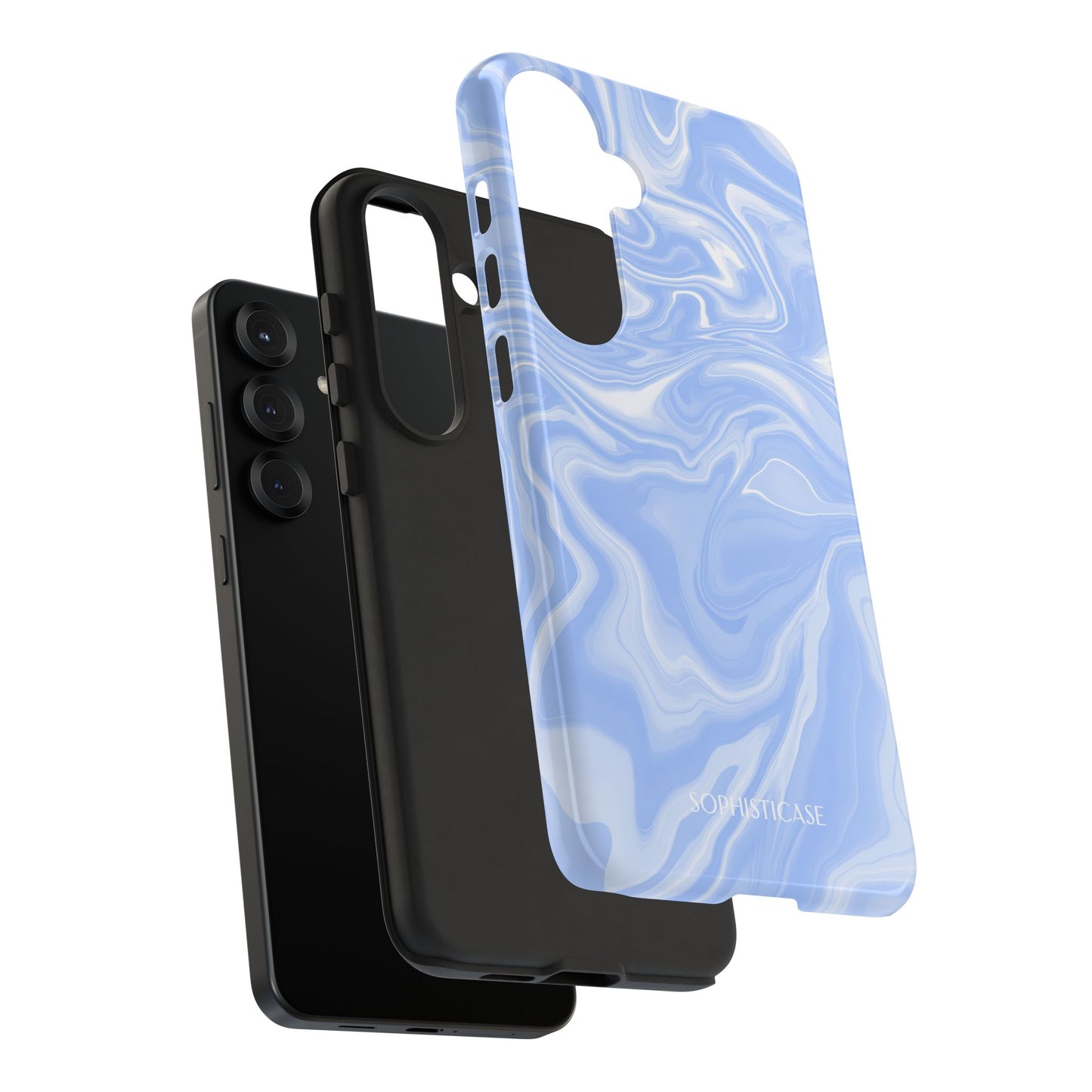 Liquid Dreams in Smoke Blue - Tough Phone Case