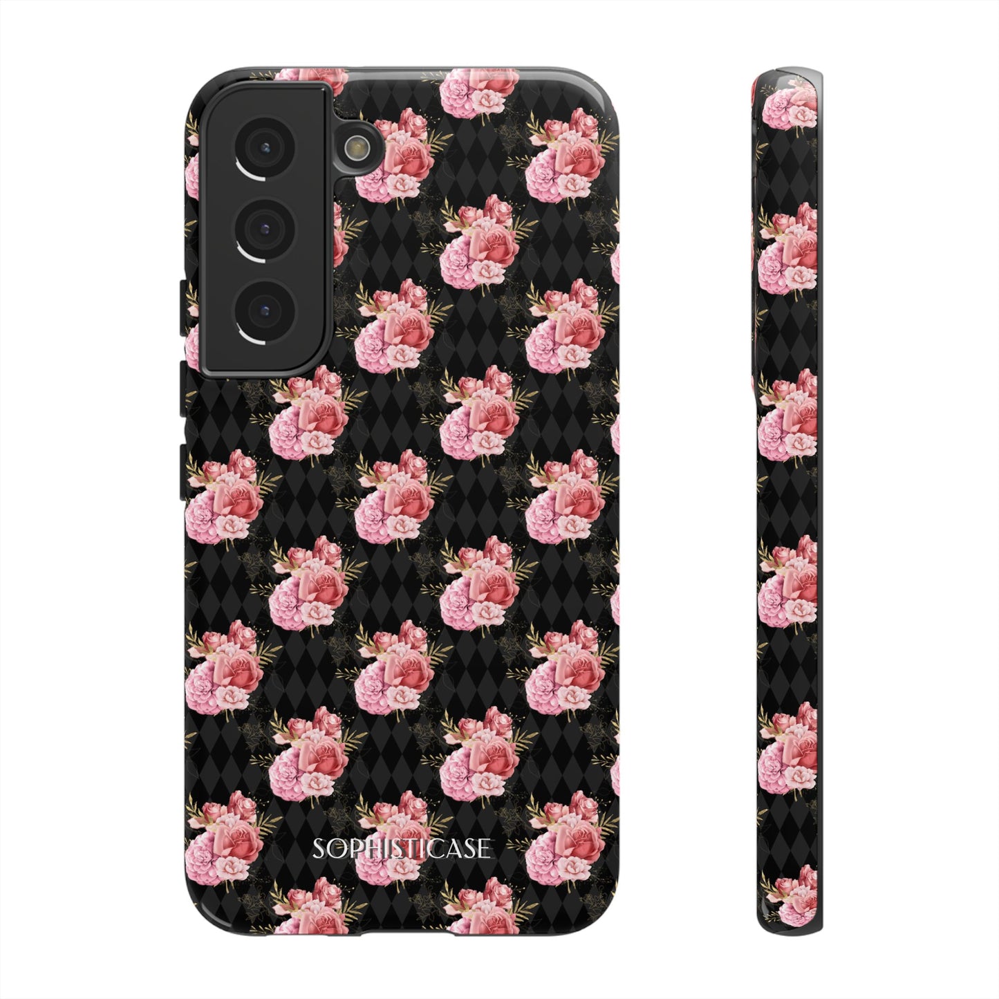 Rose Diamond Romance in Vivienne - Tough Phone Case