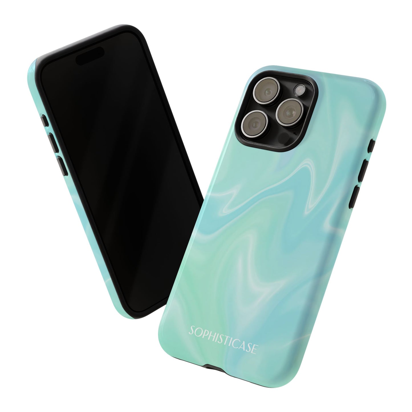 Liquid Magic in Green Haze - Drop Proof Phone Case for iPhone