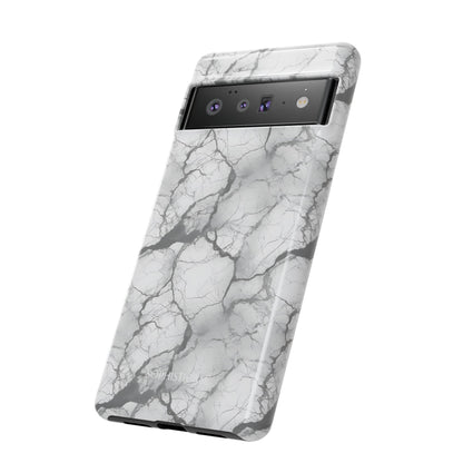 Marble Opulence in Charcoal Grey - Google Pixel Case