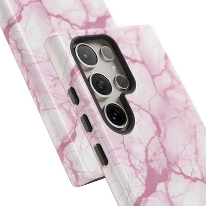 Marble Opulence in Pink - Tough Phone Case