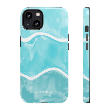 Serenity in Aqua - iPhone Case