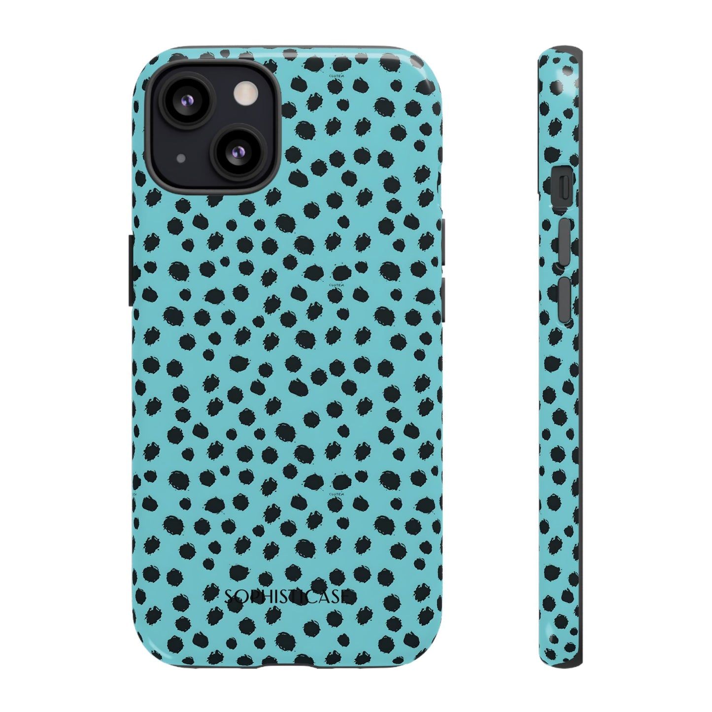Cheetahs and Liars in Aqua - iPhone Case